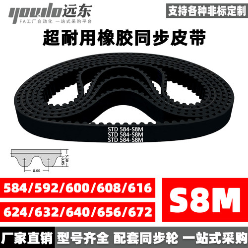 工业皮带橡胶同步带YOUDO