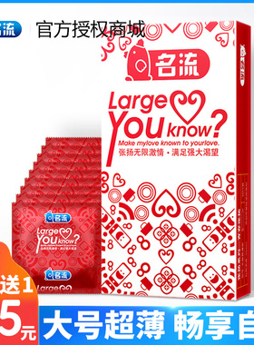 名流大号超薄避孕套55mm加大码超大特大安全套56mm60mm58mm套套
