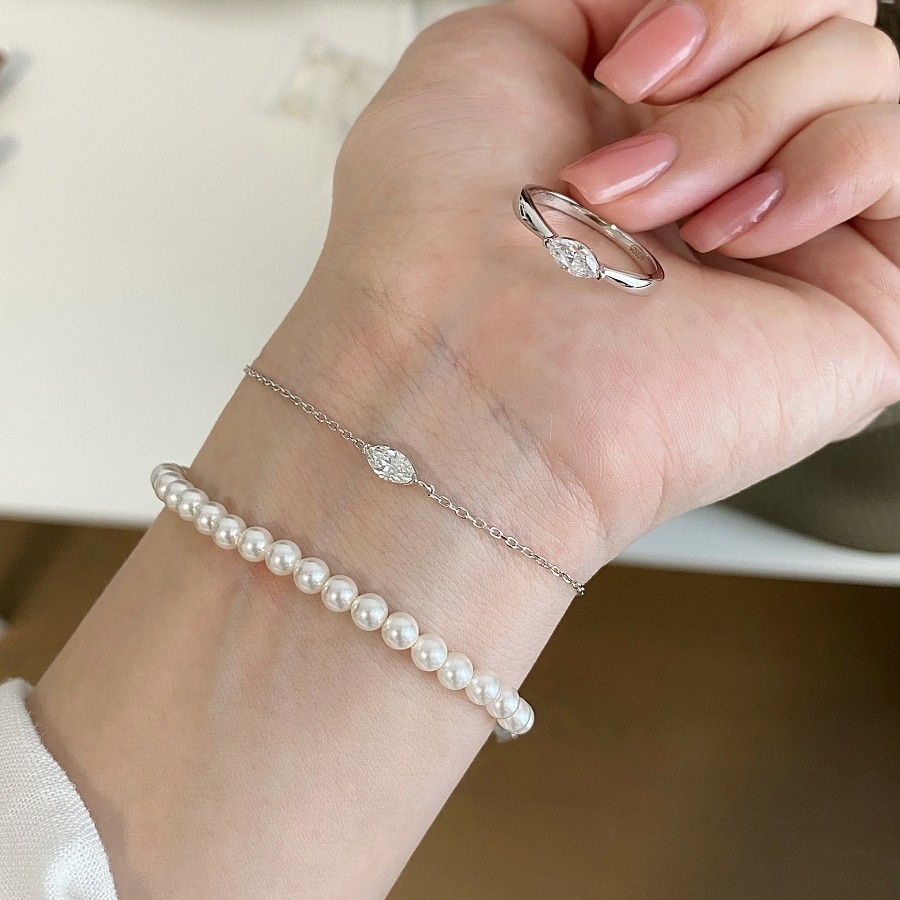 马眼钻手链极简G色40分925纯银水滴单钻小众设计叠戴鼻屎钻手环女,饰品/流行首饰/时尚饰品新,银饰手链,淘宝优惠券,粉丝福利购,淘宝优惠卷