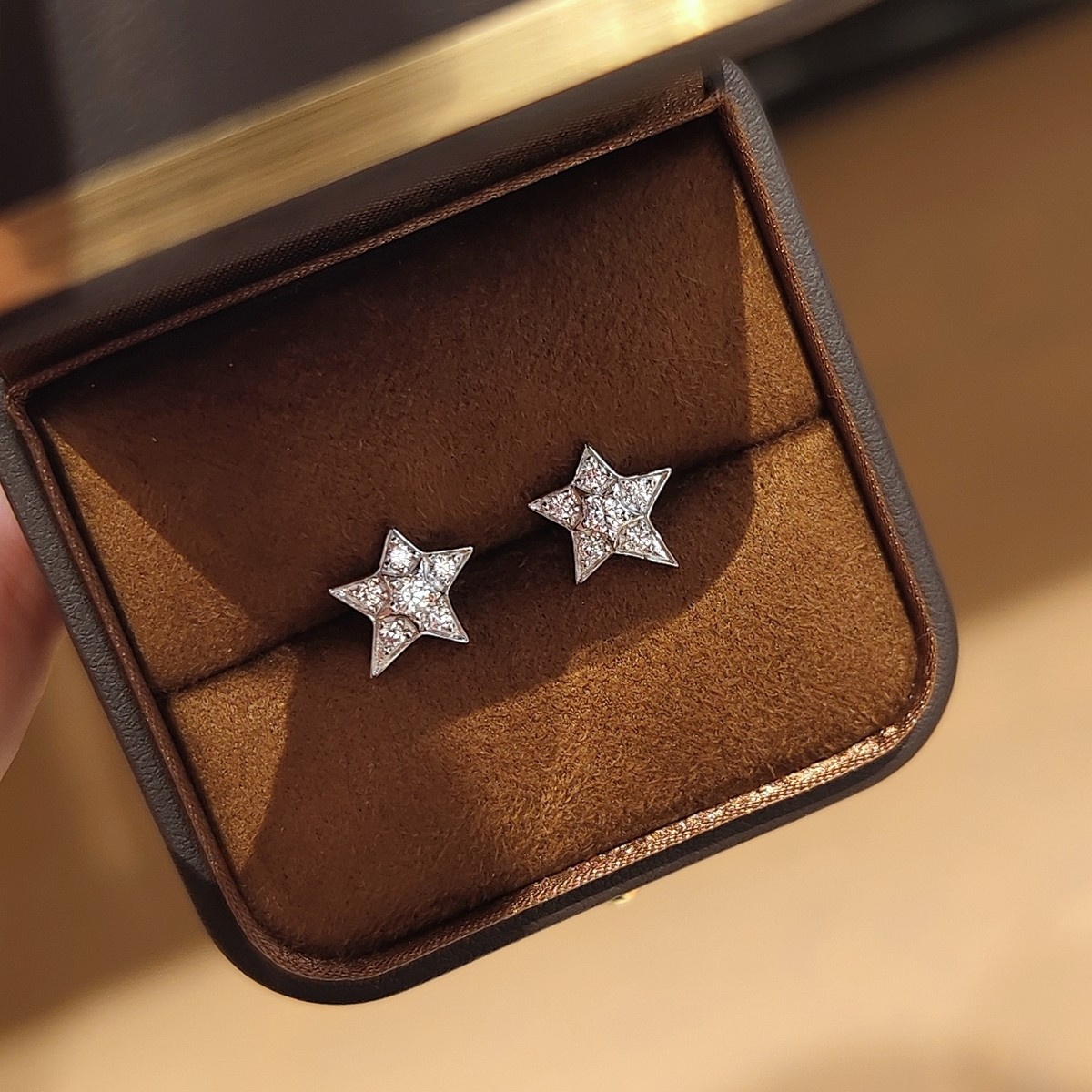 小香风不规则五星耳钉925纯银轻奢高级感七夕礼物小众设计高碳钻,饰品/流行首饰/时尚饰品新,银饰耳饰,淘宝优惠券,粉丝福利购,淘宝优惠卷