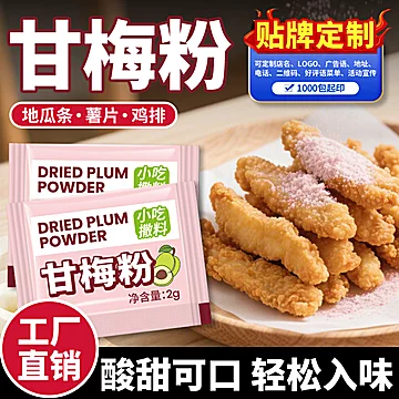 甘梅粉小包装撒粉小袋地瓜条炸鸡