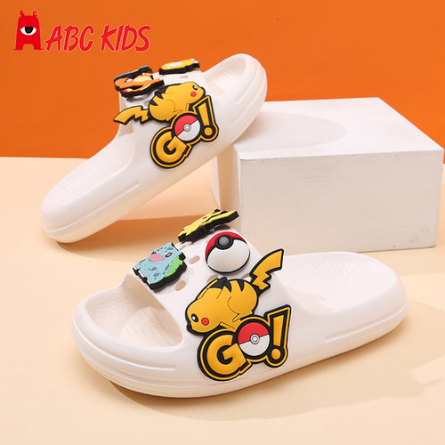 abckids皮卡丘夏季儿童拖鞋