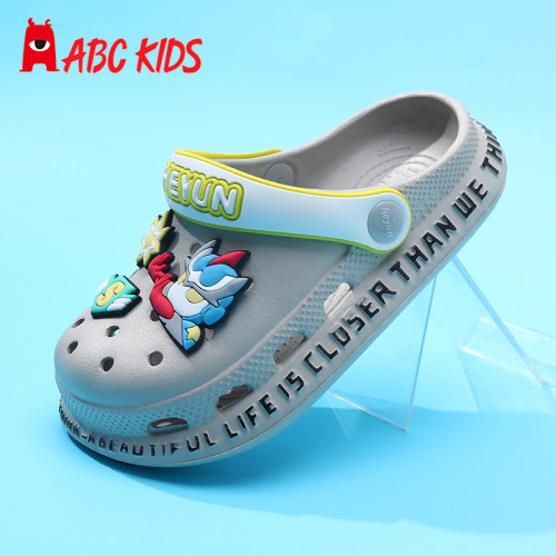 Abckids超人打小怪兽儿童洞洞鞋
