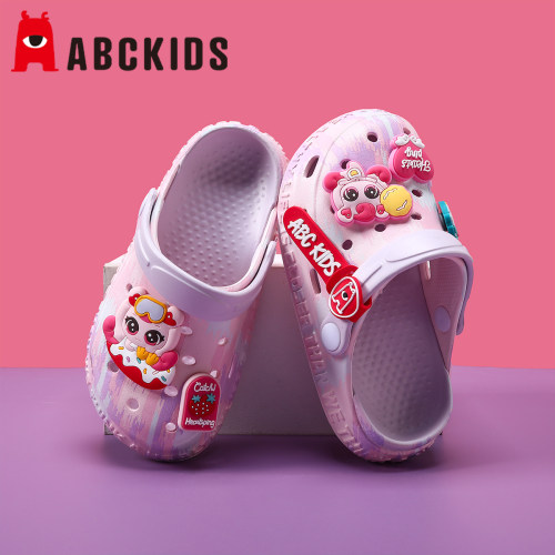 abckids儿童洞洞鞋夏季洞洞鞋