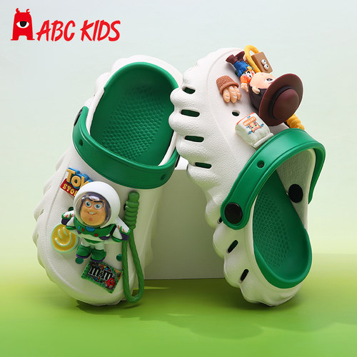 Abckids儿童洞洞鞋夏季