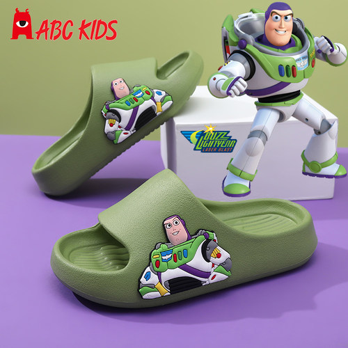 Abckids夏季儿童拖鞋巴斯光年
