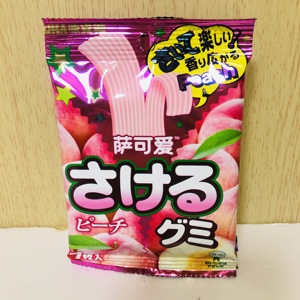 【临期品】日本进口 萨可爱 桃子味葡萄味 软糖