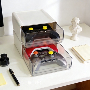 游戏手柄收纳盒掌机支架xbox牀包滑鼠整理ps任天堂swch防尘柜