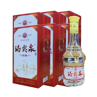 新品 趵突泉红钻白酒 浓香白酒 38度整箱6瓶装 山东济南特产包邮
