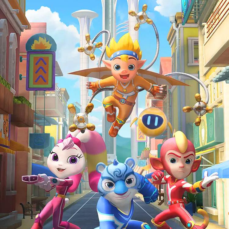 宇宙彩虹护卫队魔法棒晨曦公主恐龙队变形玩能量风暴力量手表闪电