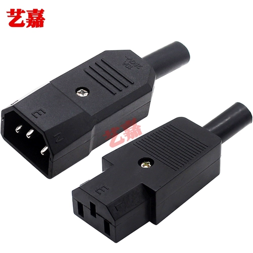 Большой ток DIY Power Socket Power Power Pult 10a Продукт Продукт Прямо головка Бесплатная сварка Трехречная мужская мать