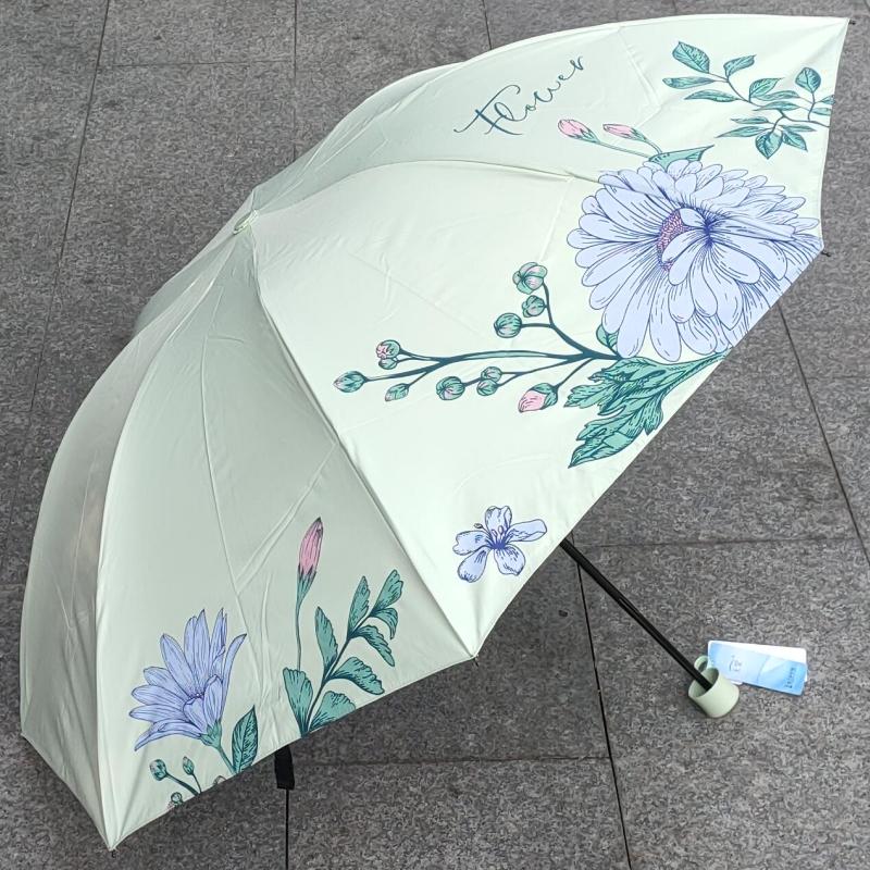 2025新款天堂伞太阳伞印花便携防晒防紫外线伞遮阳伞女晴雨伞学生