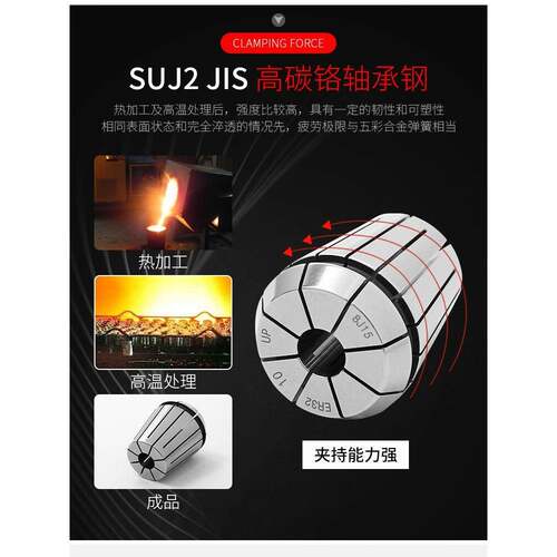 新品0.00高精度弹性夹紧雕刻机卡盘高档Er20Er25Er2数控卡盘0.005