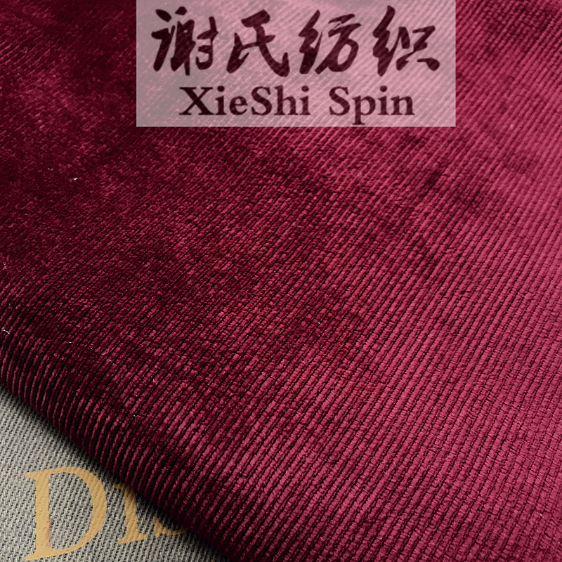 灯芯绒秋冬欧美风坑条布料