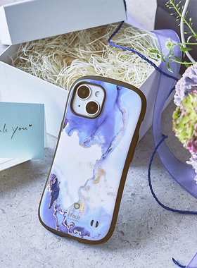 Hamee适用iPhone15ProMax苹果15/15pro日韩进口iFace星空大理石纹时尚高端抗震防摔手机壳保护套