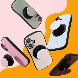 iFace纯色气囊磁吸手机支架夹持式便携圆形简约百搭男女通用桌面