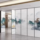 德国品质移动活动隔断墙屏风酒店宴会厅饭店包厢折叠推拉移门餐厅