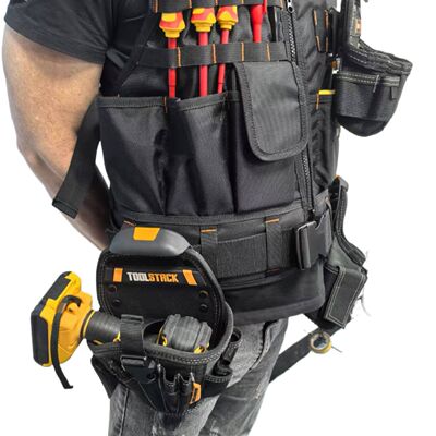 德国品质TOOLSTACK工具包多功能TSK工具电工马甲大容量折叠耐用马