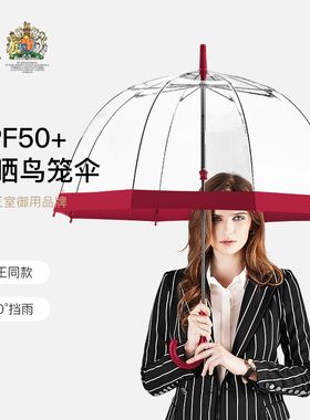 新款鸟笼伞透明防紫外线涂层