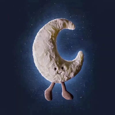 英国Jellycat趣味月亮毛绒玩具安抚玩偶陪伴趣味公仔圣诞礼物摆件