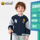 B.Duck小黄鸭男童棒球服外套2025春秋季 新款 儿童运动休闲夹克上衣