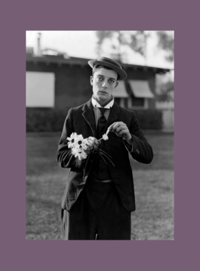 巴斯特·基顿 Buster Keaton 人物海报 客厅装饰画报家居挂画