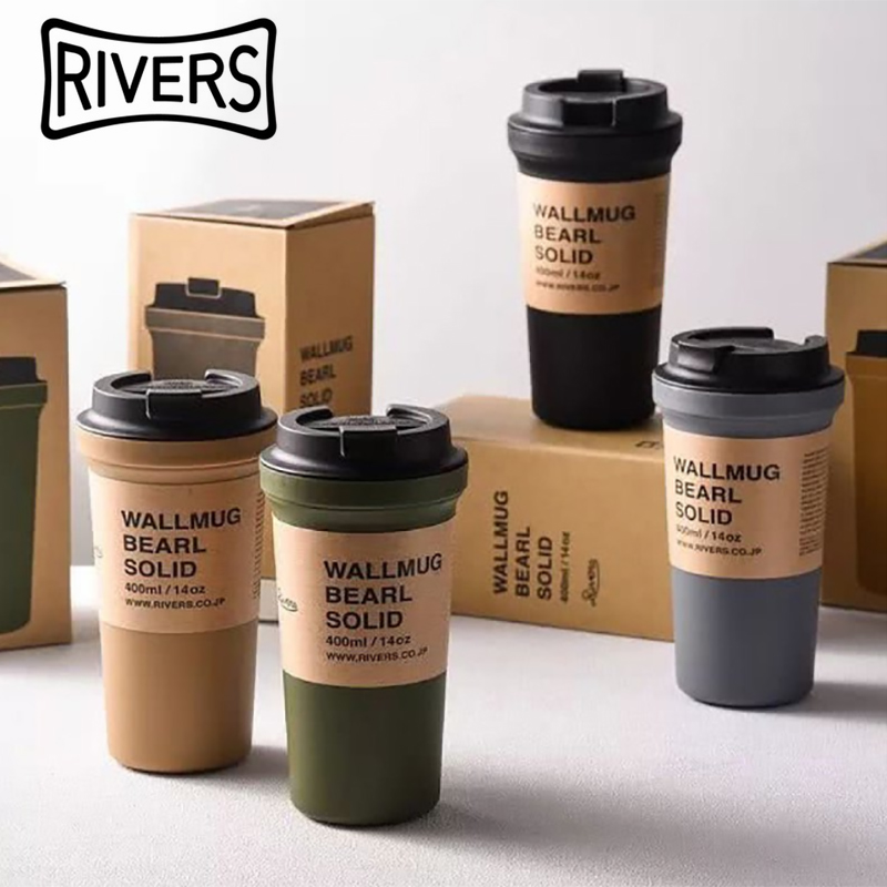 日本RIVERS sleek便携咖啡杯 双层隔热随手杯密封防漏随行杯solid 餐饮具 随手杯 原图主图