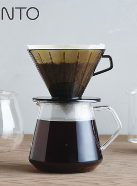 日本Kinto SCS手冲咖啡滤杯 耐热树脂V60锥形过滤杯 滴滤式过滤器