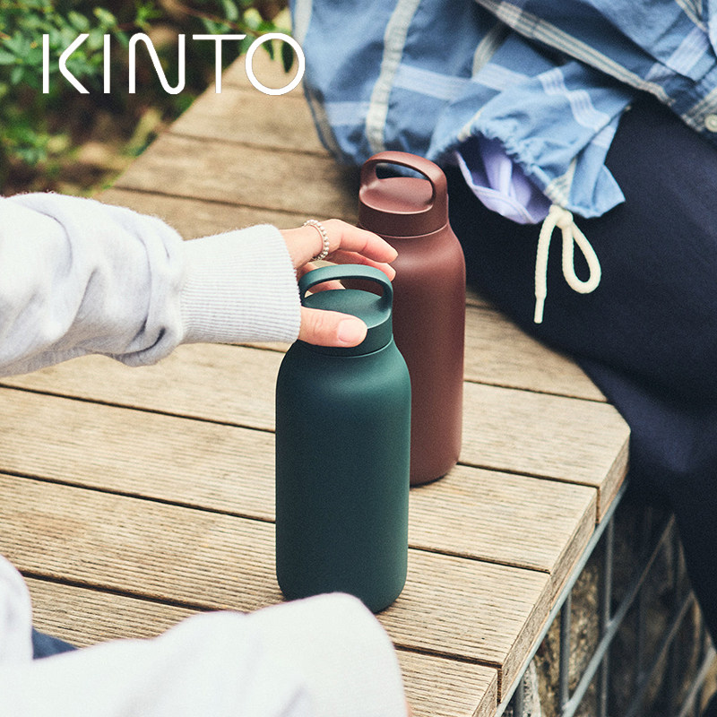 KINTO WATER TUMBLER不锈钢保温杯便携手提保冷水杯简约杯子550ml