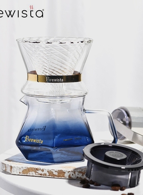 Brewista 双层耐热玻璃V60手冲咖啡滤杯 X系列分享壶套装器具包邮