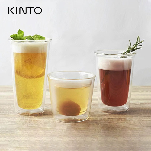 日本KINTOCAST双层隔热玻璃杯