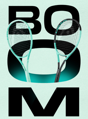 【球拍兄弟】HEAD海德BOOM 2024新款穆塞蒂蒂芙尼蓝专业款网球拍