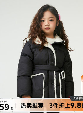 moomoo童装女童羽绒服鸭