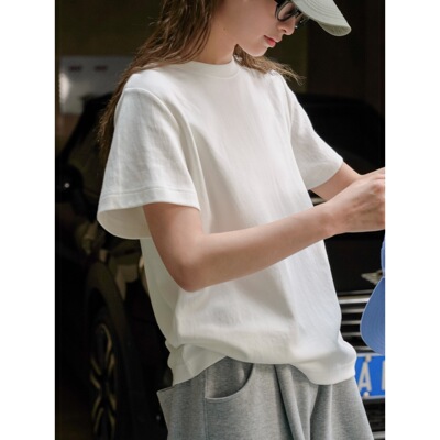 夏季韩版宽松显瘦蚕丝短袖T恤女