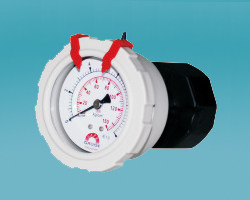 华记压力表轴向PP隔膜GF