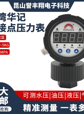 SS-M19V 4-20MA台湾华记STIKO/SAFE数显压力表LED量大议价包邮