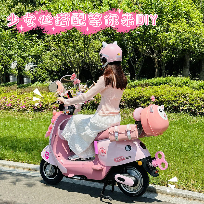 爱玛露娜配饰电动车装晴天