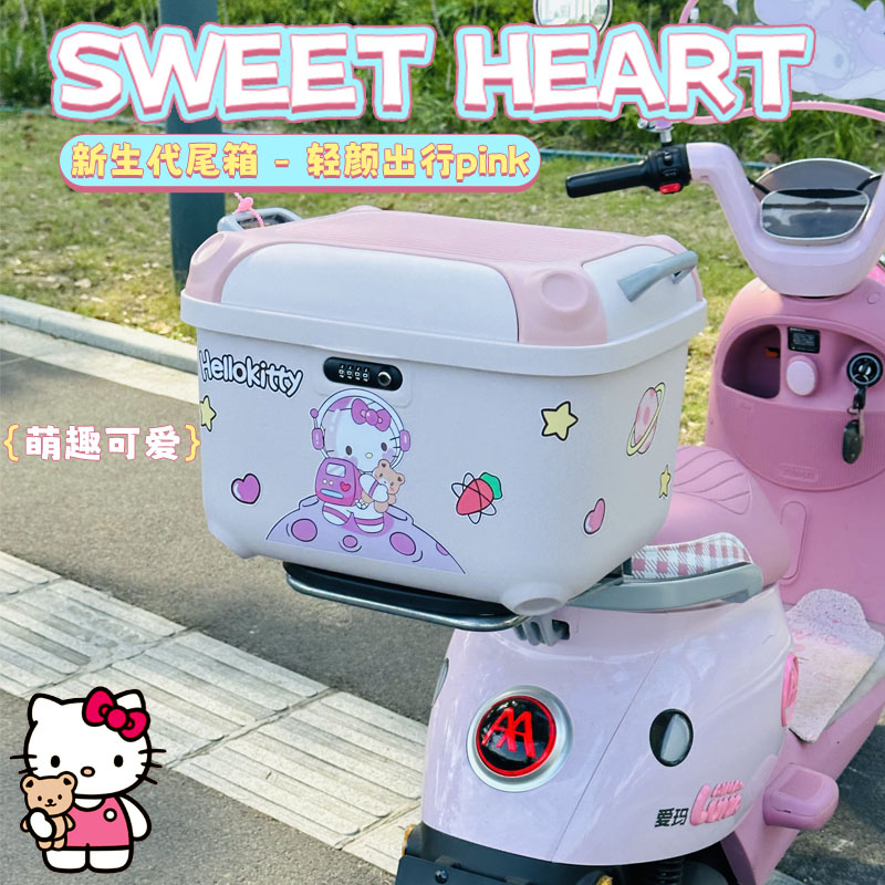 适用爱玛露娜电动车后置筐后备箱