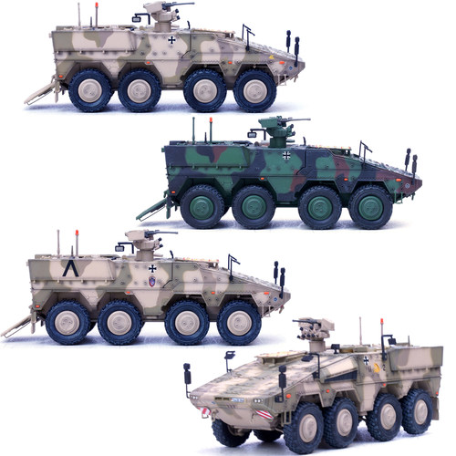 铁流 1:72德国拳师犬运兵车装甲车成品合金模型收藏摆件