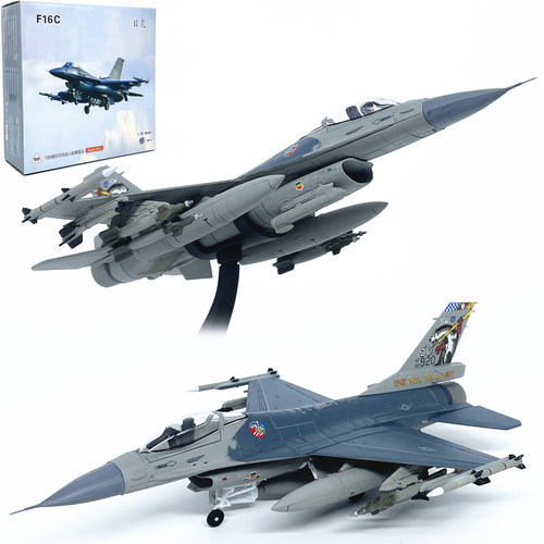 WLTK 1:72 美国f16c战斗机野鼬鼠50周年纪念版合金飞机模型
