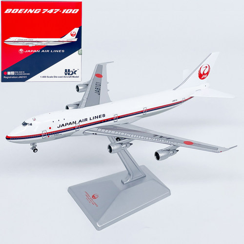 HX 1:400日本航空JAL波音B747-100客机JA8101飞机模型合金仿真