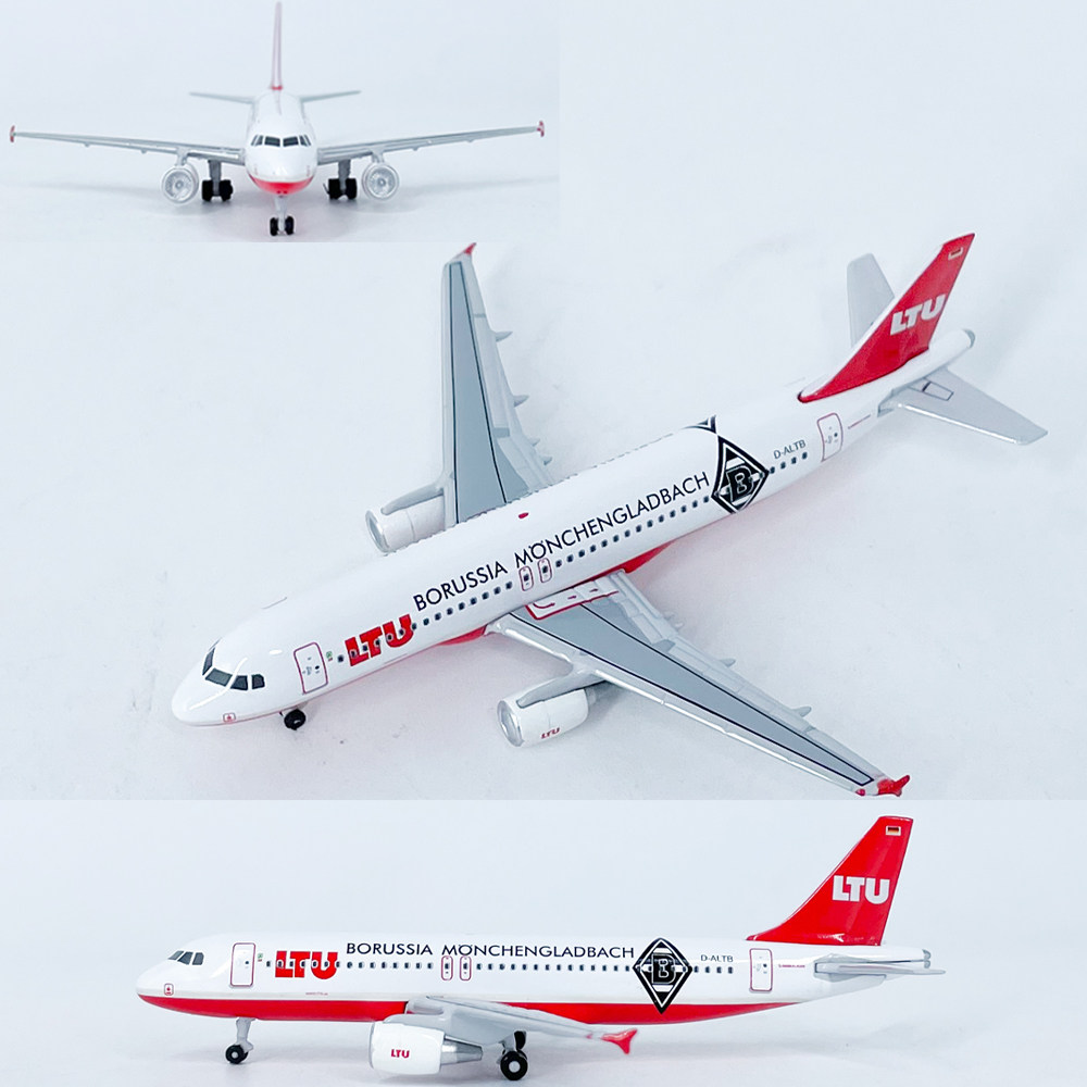 1:500门兴格拉德巴赫球队空客A320客机D-ALTB飞机模型合金仿真