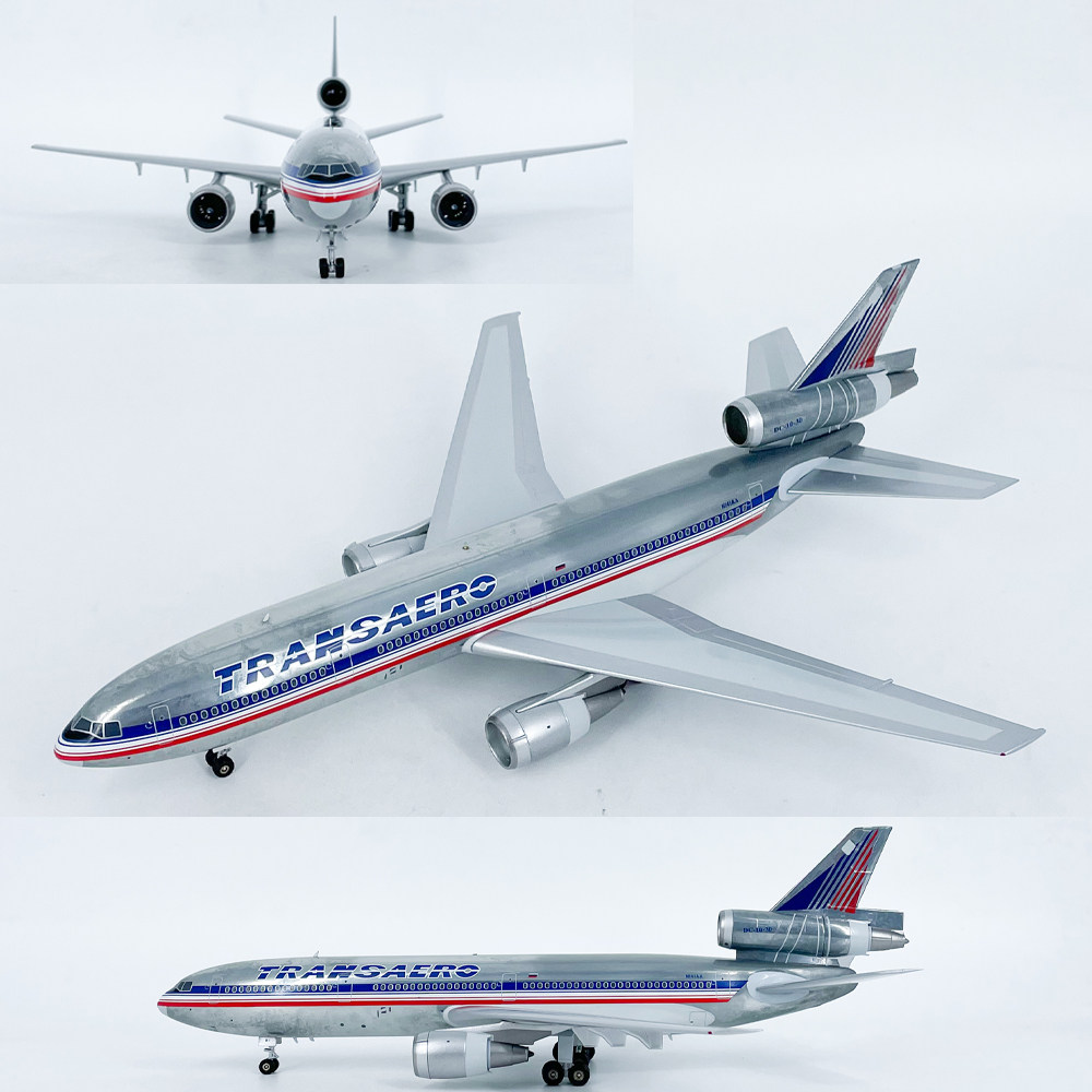 1:200俄罗斯环空航空DC-10客机N141AA飞机模型合金成品Inflight