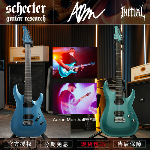 初始化乐器 Schecter斯科特Aaron Marshall签名款电吉他AM6/AM7