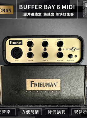 现货 Friedman Buffer Bay缓冲电路器 集线盒 跳线盒 单块效果器
