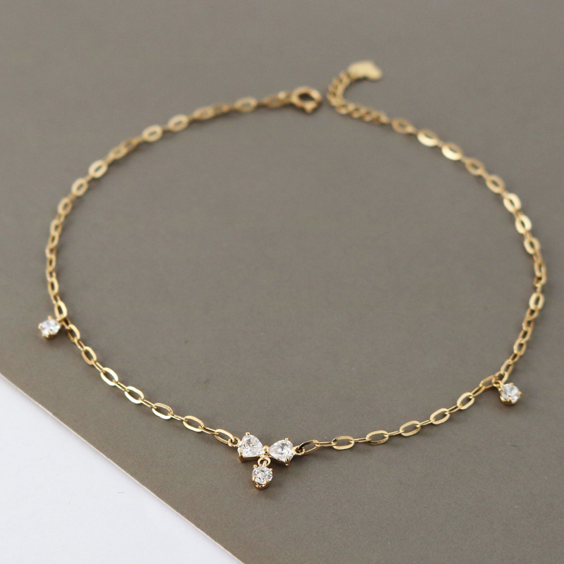 小眾時尚百搭正品不掉色黃金腳鏈