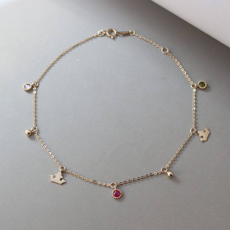 韓國純14K金腳鏈好搭配禮物