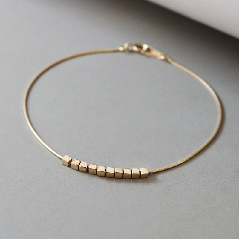 韓國純14K金腳鏈禮物首飾