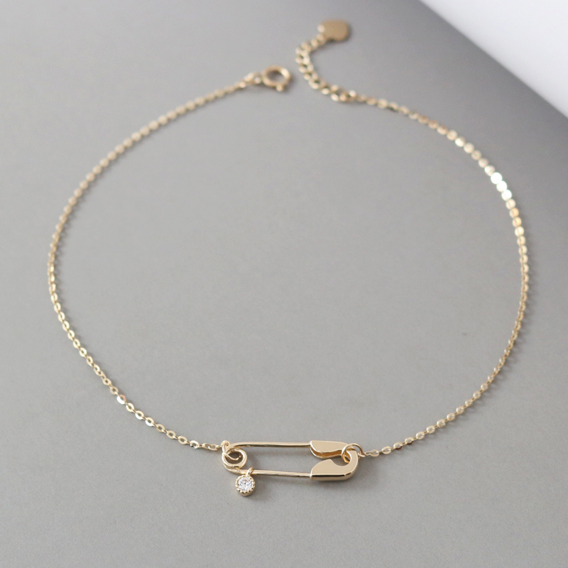 韓國進口精致可調節送禮金腳鏈