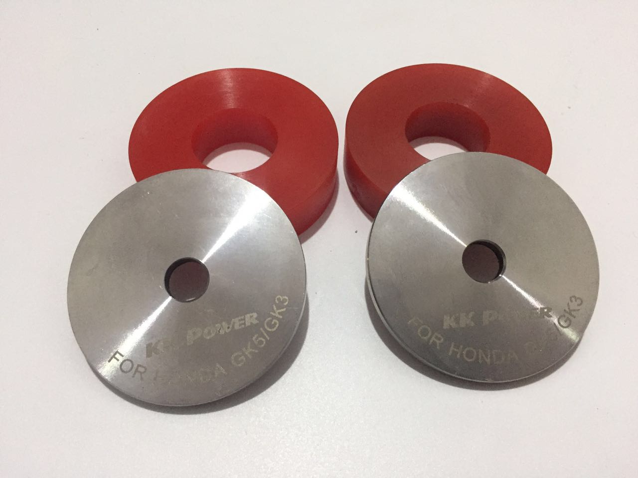 酷客车品 适用于新飞度GK5后悬挂强化胶套改装塔顶后避震塔顶胶